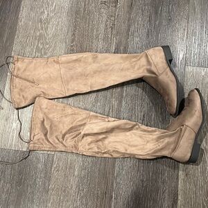 Never wore tall flat boots